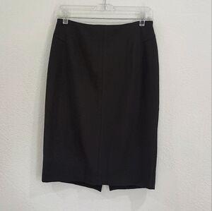White House Black Market Black Midi Pencil Skirt